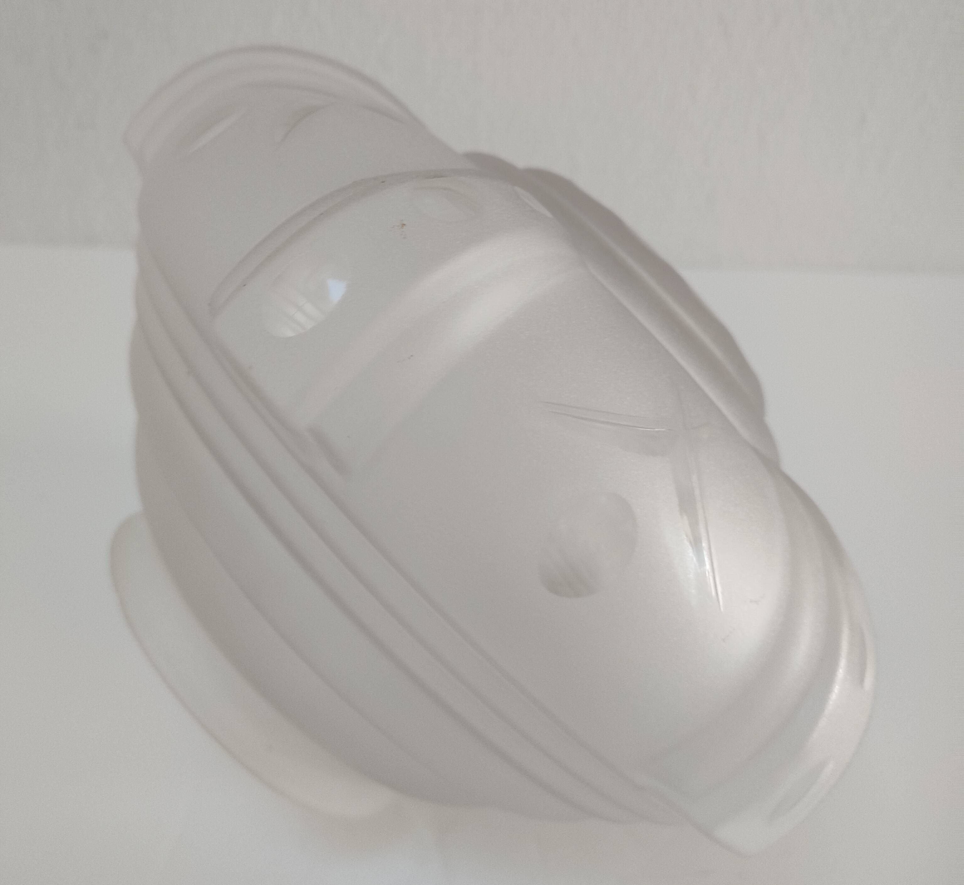 Plafonnier verre et cuivre Art Déco