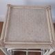 Rattan side table / bedside table 50s-60s