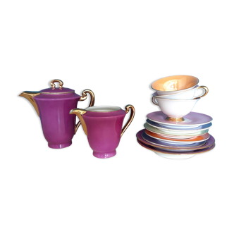 LPN porcelain coffee set France