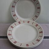 Set of 4 flat plates