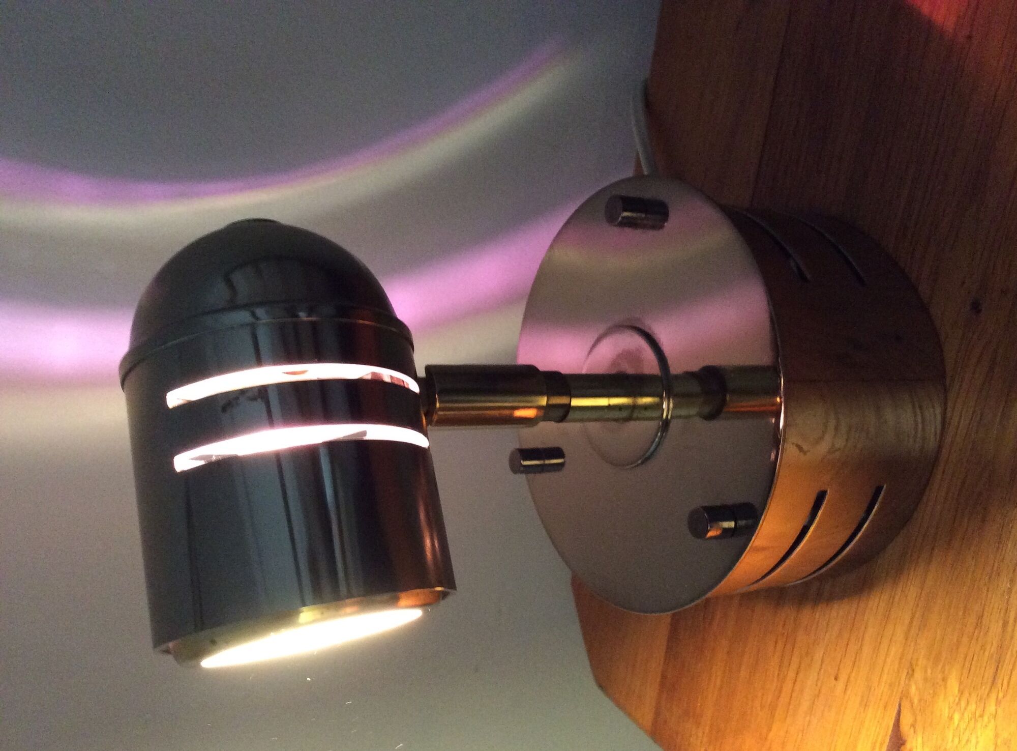 Pair of deknudt sconces in brass and chrome from the 70s