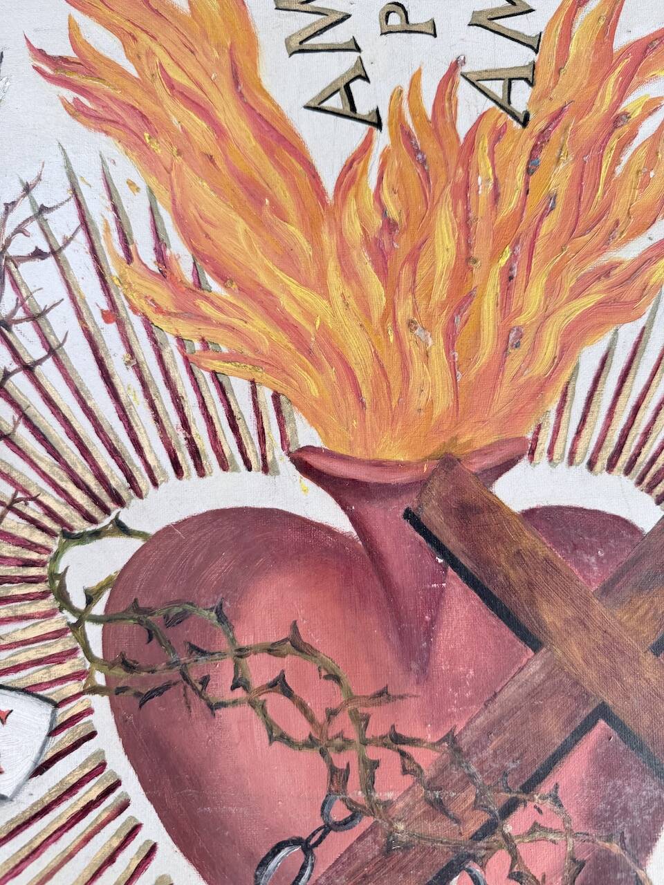 Coat of arms Sacred Heart Church XL