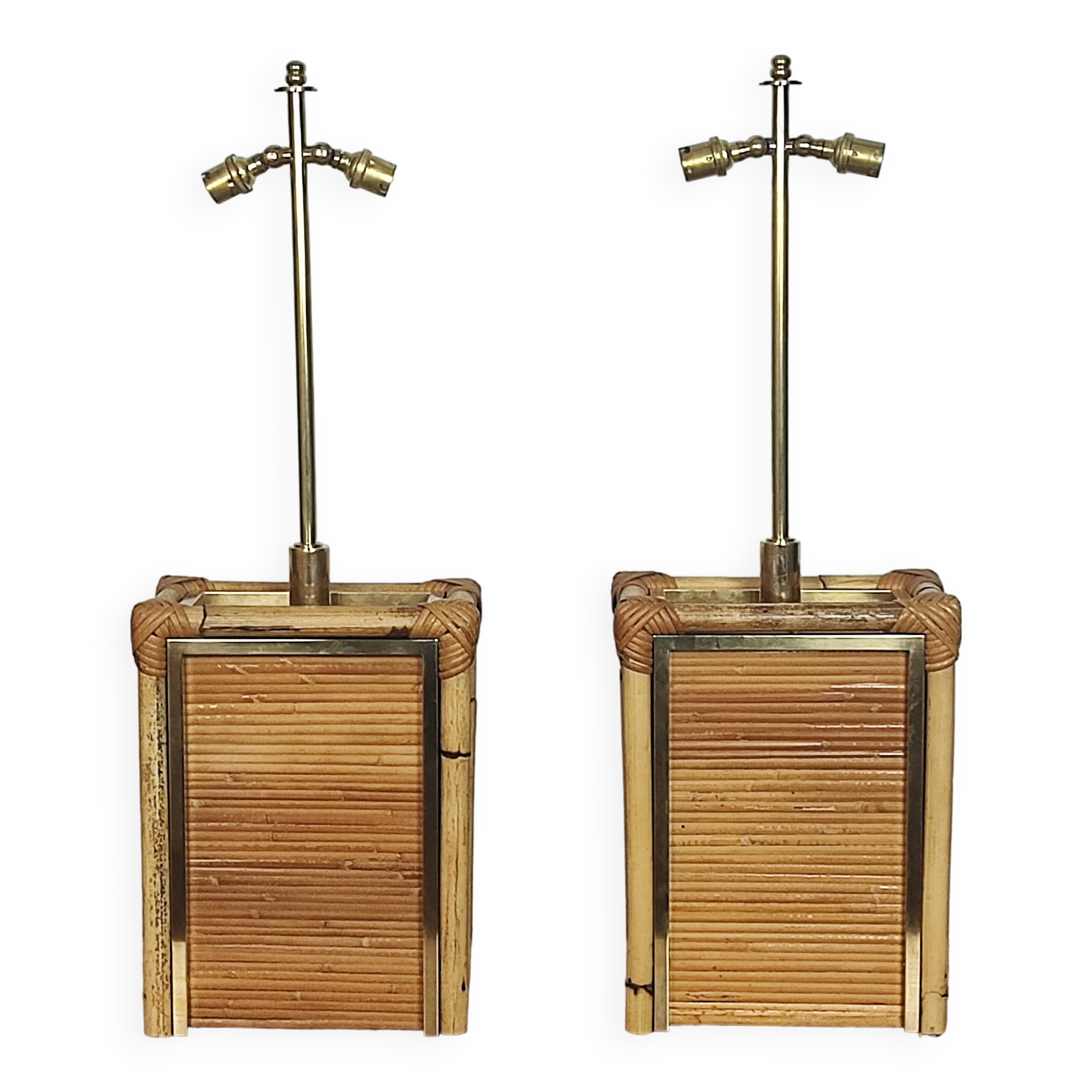 Pair of Italian lamps from the 60s