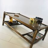 Table en rotin Manou vintage