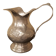 Tin pitcher decoration bunch of grapes