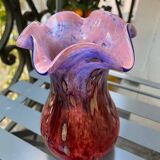 Vase de Murano vintage avec incrustation d’or