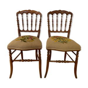 Paire de chaises Napoléon