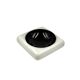 Space age black and white ceramic ashtray / vide poche, Italy 1970s