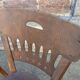 Lot 4 chairs bistro mismatched curved wood brasserie
