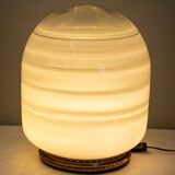 Vintage 70s table lamp in murano glass design barbini