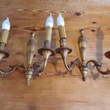 Pair of Bronze Sconces