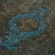 Hand-Knotted Distressed Oriental 1980s 172 cm x 271 cm Brown Carpet