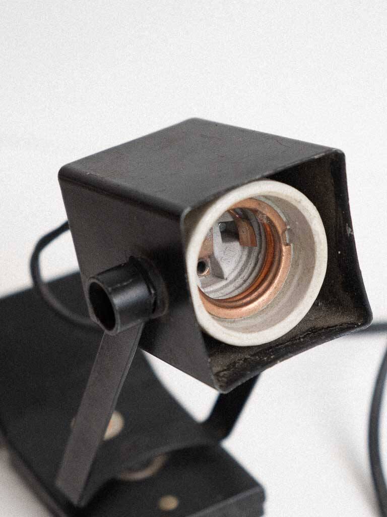 Black Lita spotlight wall light