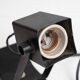 Black Lita spotlight wall light