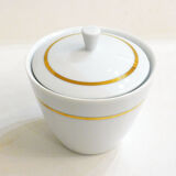 Baudour porcelain sugar bowl