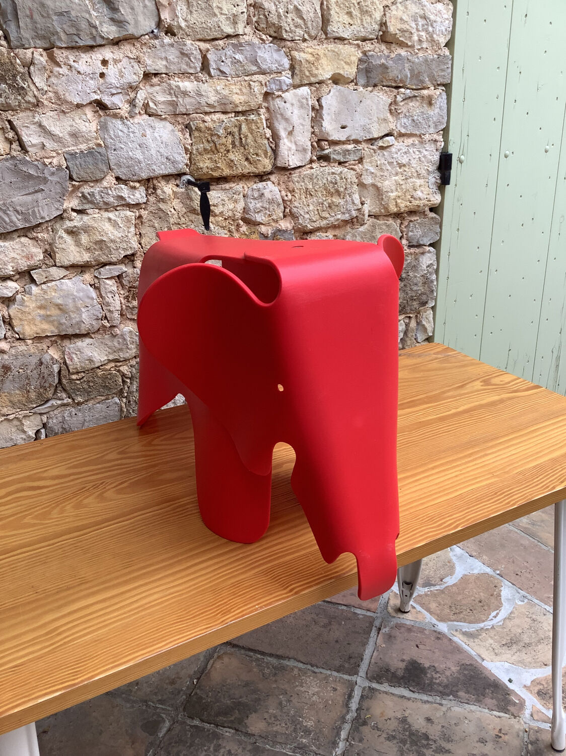 Elephant plastic stool
