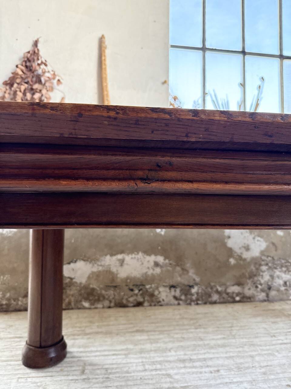 Dudouyt oak dining table 1940