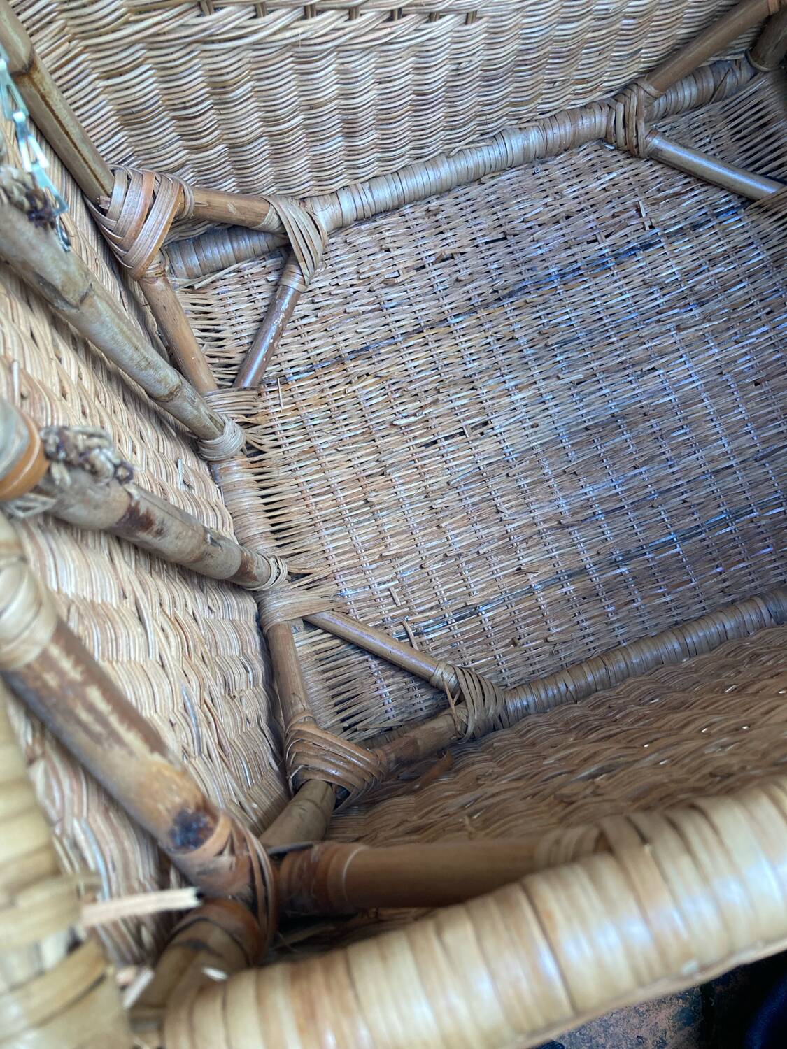 Vintage wicker chest