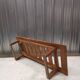Vintage slatted oak bed base, 1950