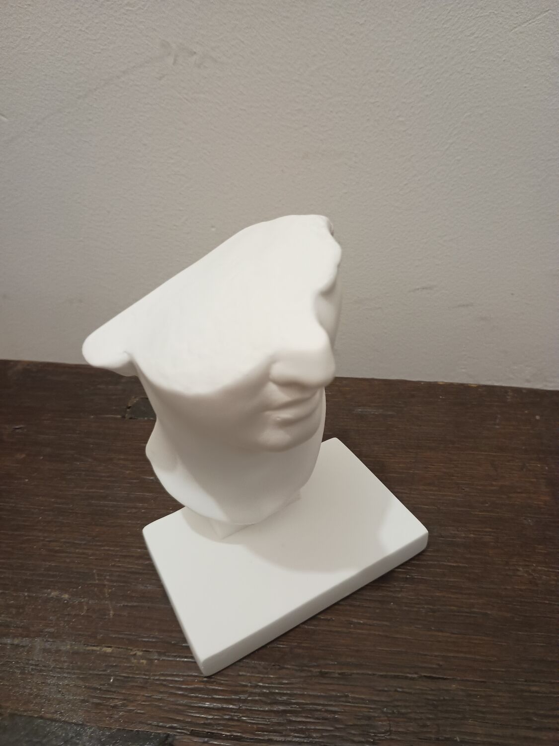 Plaster head