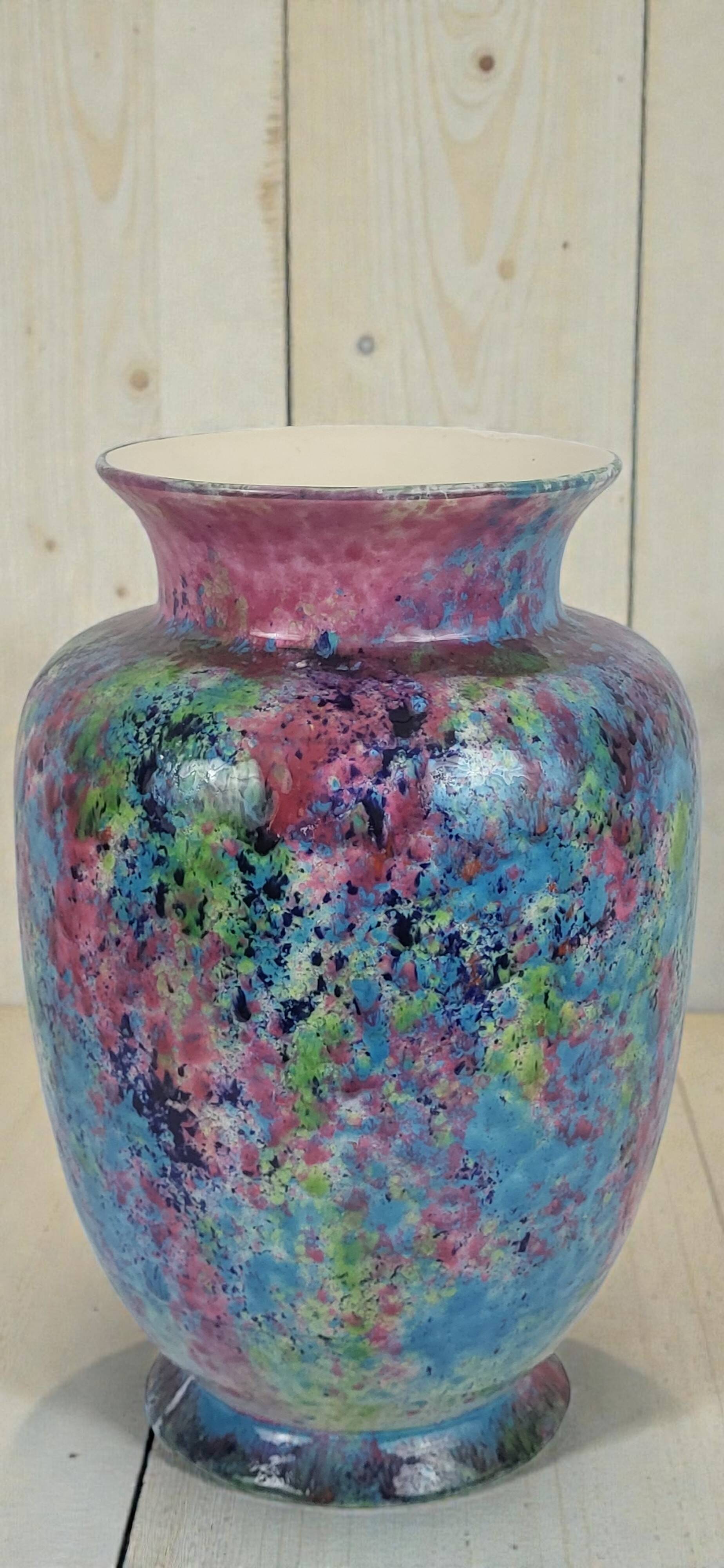 Earthenware vase, Morvan, 1970s