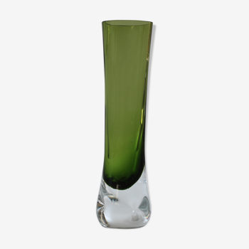 Vase scandinave bicolore des années 60 - H27