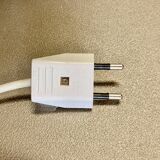 Yellow glass wall lamp Scandinavian design 1950.