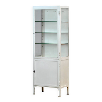 Armoire médicale vintage en fer, années 1950