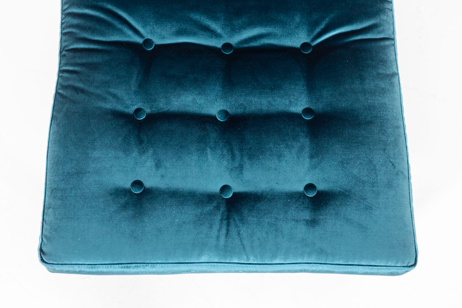 France & Søn, Danish rosewood and blue velvet heater, 1962