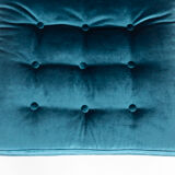 France & Søn, Danish rosewood and blue velvet heater, 1962