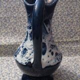 Small vintage Vallauris blue pitcher