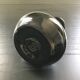 Black glass vase