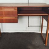 Vintage desk 1970 two drawers Scandinavian style