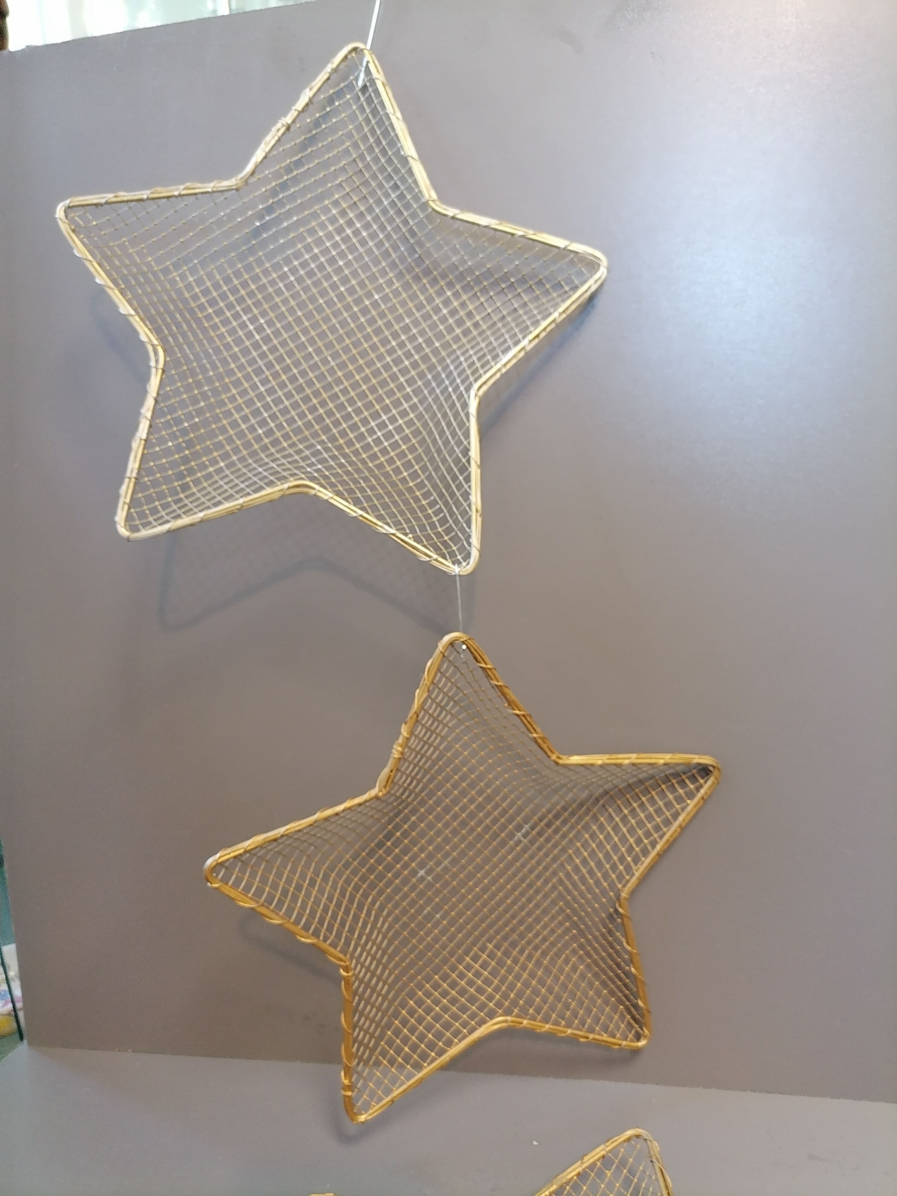 Lot de 3 Etoiles panières