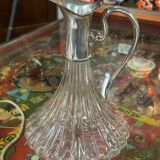 Silver metal decanter