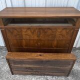 Commode Louis-Philippe en Ronce de Noyer – Fin XIXe
