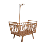 Vintage cradle rattan
