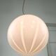 Vintage Italian Swirl Globe Pendant Lamp, 70s