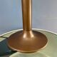 Brown and white Space Age Mid-Century mushroom table lamp
