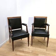 Pair of Empire style armchairs