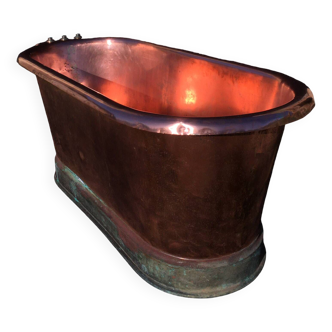 19th Century Copper Bathtub 173x76cm