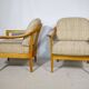 Cherrywood Club Chairs by Klaus Warzecha for Wilhelm Knoll, Set of 2, 1970s