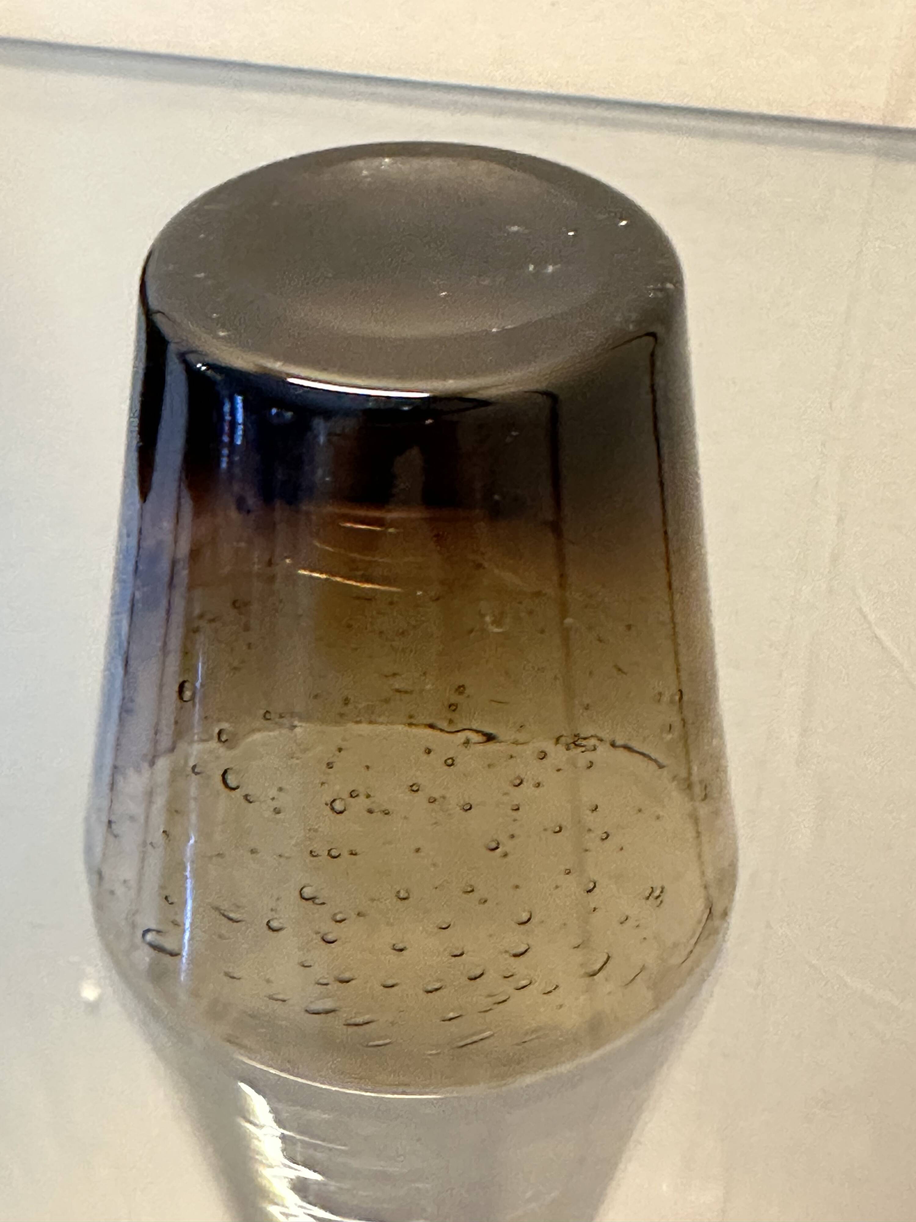 Service En Verre Soufflé Et Bullé de Biot