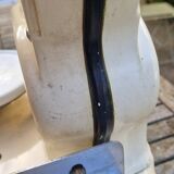 Antique Testut Dayton white bakelite grocery scale, 1960s