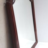 Louis Philippe mirror, mahogany, gendarme hat