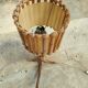 Rattan bedside lamp