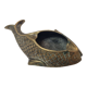 Brass fish ashtray