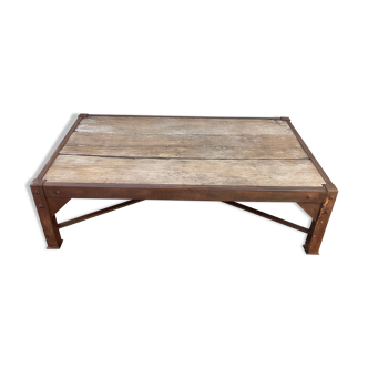 Industrial coffee table
