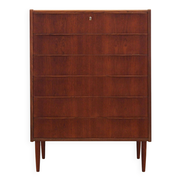 Commode en teck, design danois, années 1970, production : Danemark