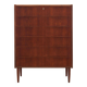 Teak chest of drawers, Danish design, 1970s, production: Denmark